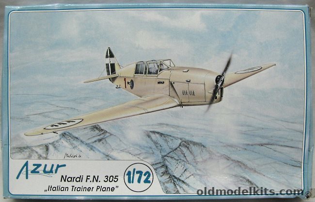 Azur 1/72 Nardi F.N. 305 - French Air Force 1940 / Italian Air Force 23 Gruppo Tito Falconi / Castiglione del Lago Flying School 1940/41 - (FN-305) - BAGGED, A042 plastic model kit